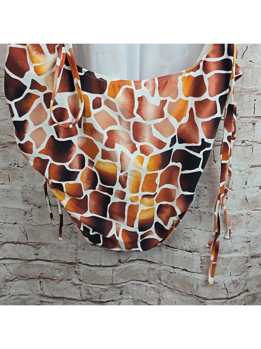 mynah giraffe bathing suit nwt xxl medium coverage removable cups - Picture 6 of 6